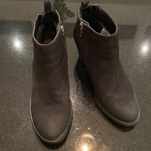 ☔️ Black waterproof leather upper boots ☔️